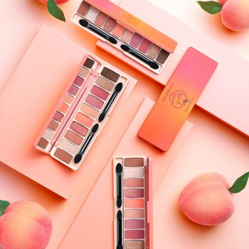 白桃ラッシーやピーチフラペチーノともぎたて“ピーチ”のような甘くとろけるカラー揃い♪ エチュードハウス「プレイカラー アイシャドウ ピーチファーム」9/7新発売!